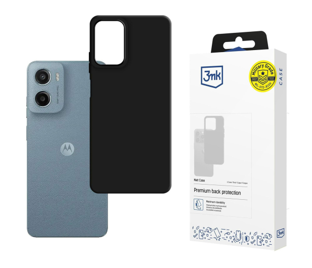 3mk Matt Case do Motorola Moto G05/E15 G4 - 1355763 - zdjęcie